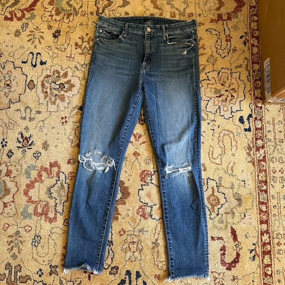 Mother Denim The Looker Ankle Fray Jeans - Picture 3 of 9